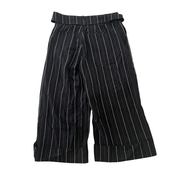 Ruti Striped Wide Leg Cropped Pants Size 3 - Picture 2 of 4